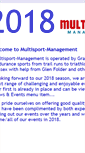 Mobile Screenshot of multisport-management.co.uk